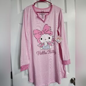 Hello Kitty Women's Valentine's Day Sleepshirt, Size M (8-10)